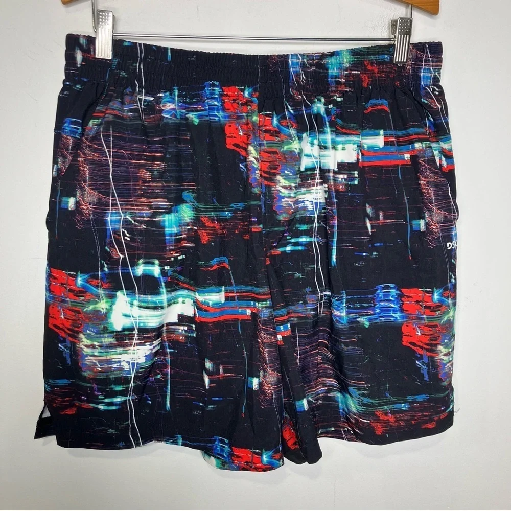 DSG swim shorts running‎ shorts black multicolored size XL